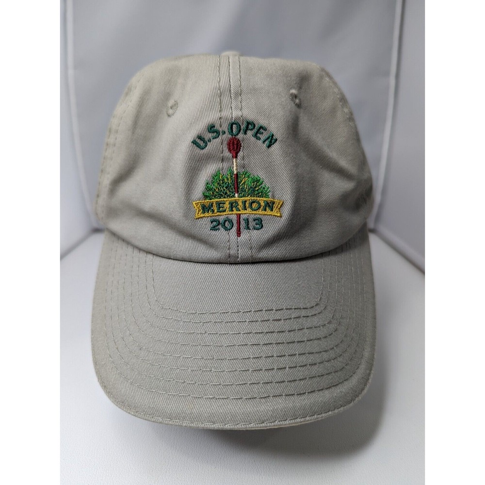 U.S. Open 2013 Merion dad cap with adjustable strapback Kahki color